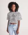 Abstract We Are Together Cropped Tee