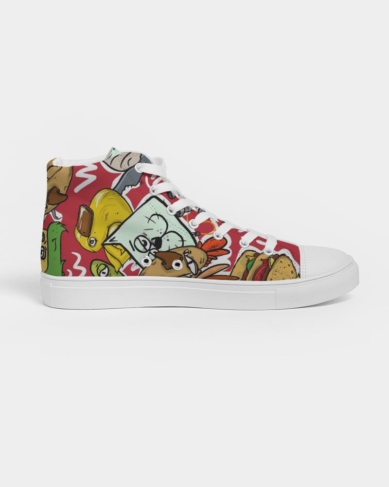 Pop Art Look At My Face  Canvas Shoe