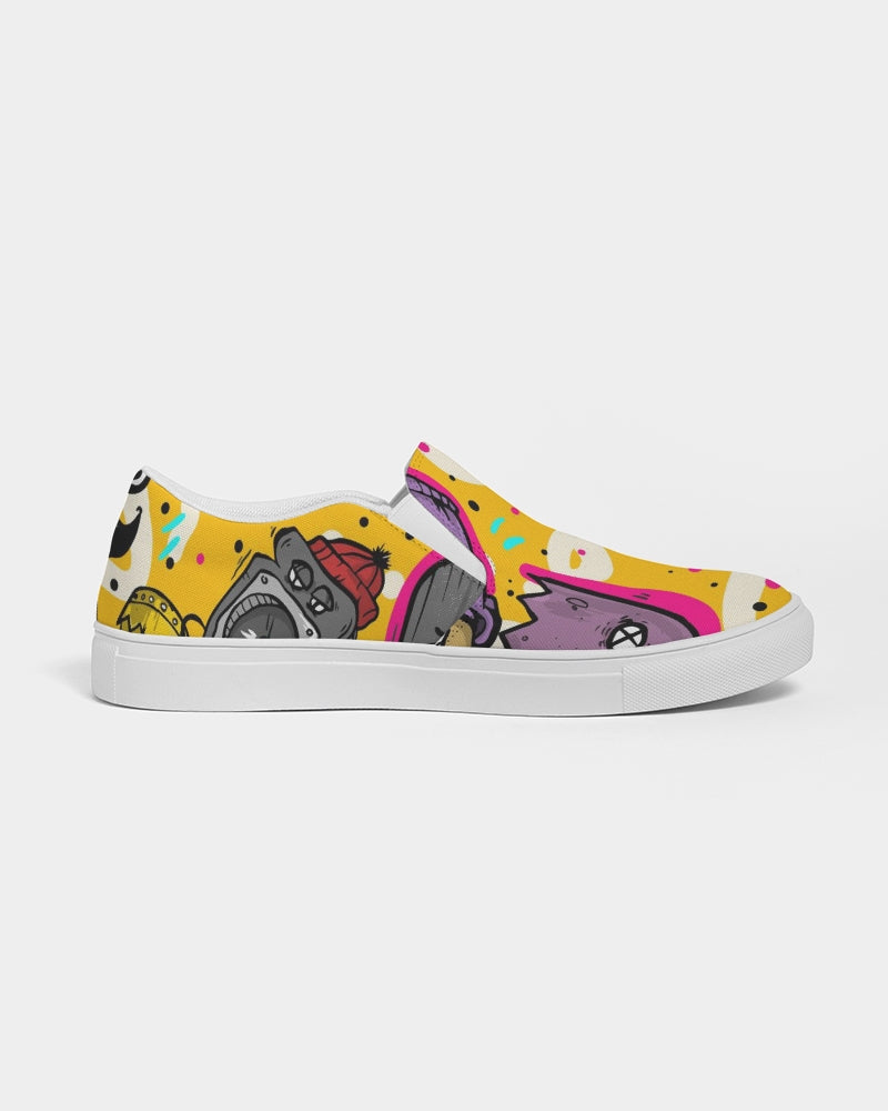 Pop Art King's Burger Canvas Shoe