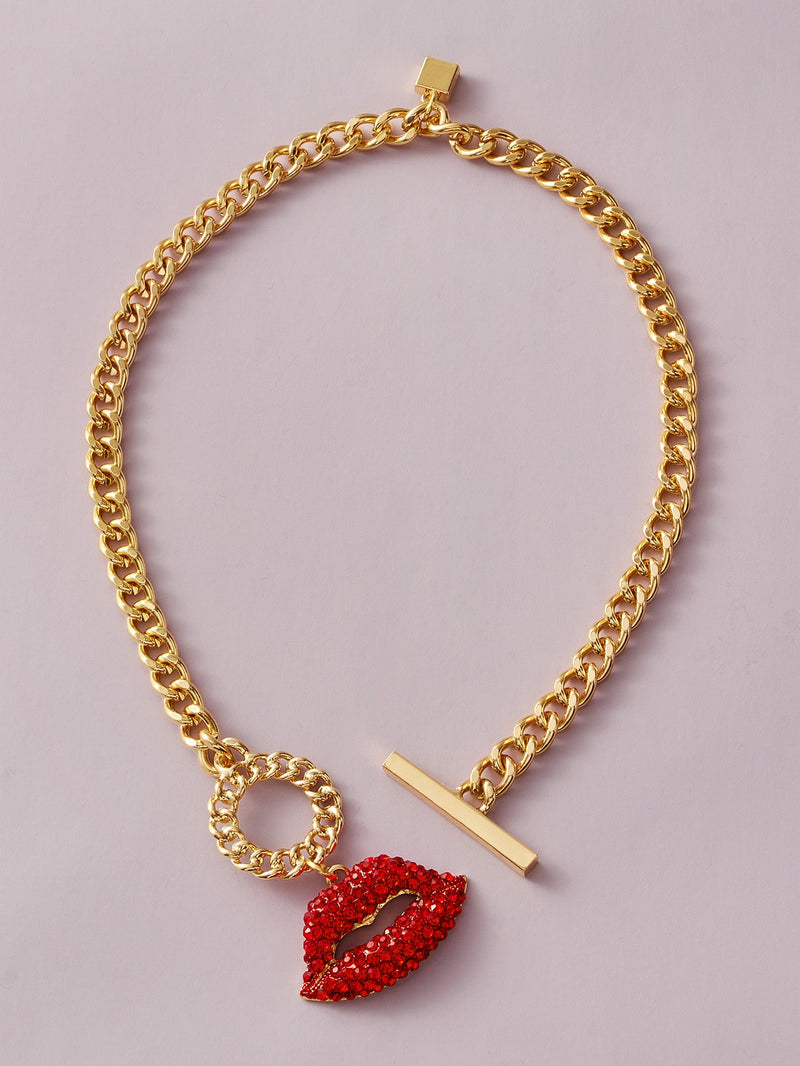 Mouth  Chain Necklace