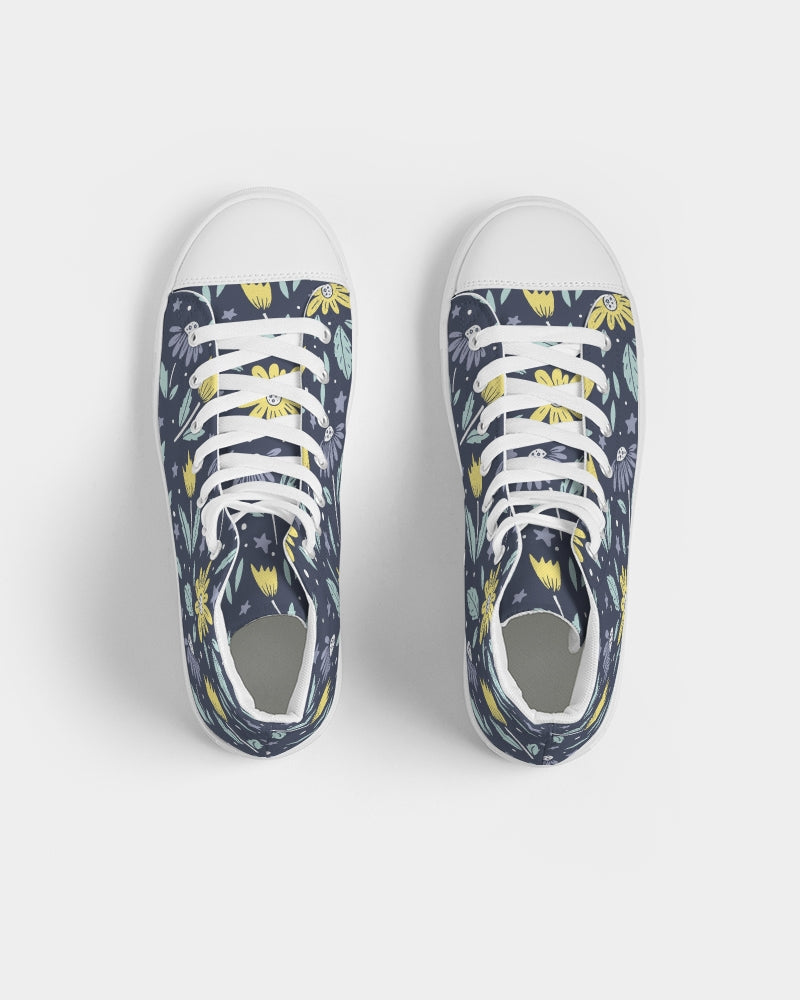 Summer Daisy High top Canvas Shoe