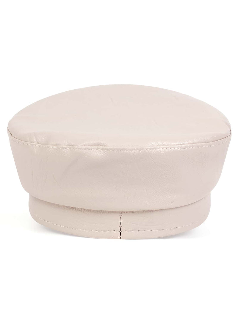 Rock Leather Baker Cap