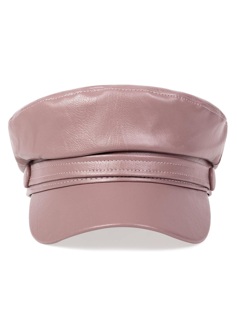 Rock Leather Baker Cap