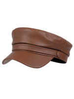 Rock Leather Baker Cap