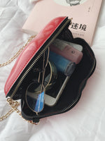 Lip Shaped Satchel Bag