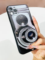 Camera Design Phone Case With Stand Out Phone Grip