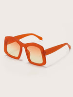 Geometric Frame Fashion Glasses