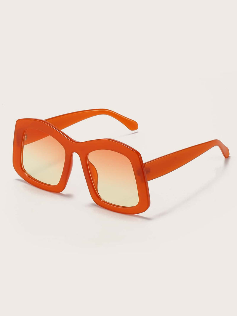 Geometric Frame Fashion Glasses