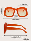 Geometric Frame Fashion Glasses