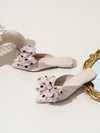 Polka Dot Mules