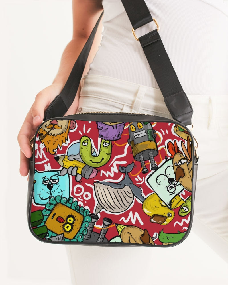 Pop Art Look At My Face Cross body Bag