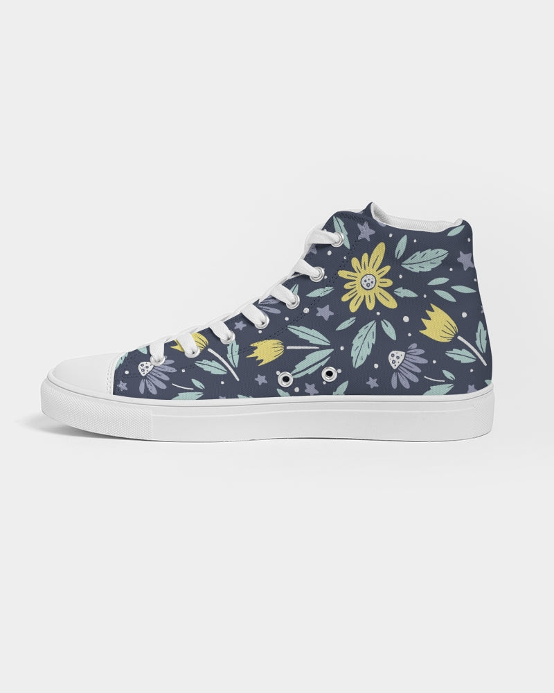 Summer Daisy High top Canvas Shoe