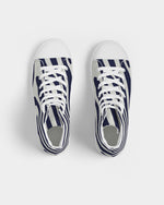 yoga Zebra  High top Canvas Shoe