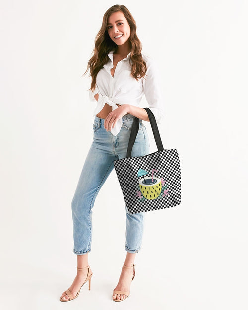 Summer Canvas Zip Tote