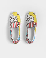 Pop Art Movie Night Slip-On Canvas Shoe