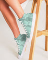 Abstract Green Camouflage Shoe