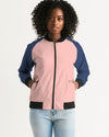 Pattern On pink Women's Bomber Jacket