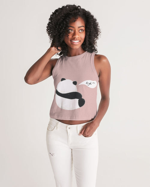 Sad Panda Women's Cropped Tank