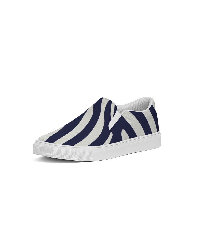 Abstract Zebra  Slip-On Canvas Shoe