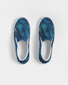 Floral  blue Slip-On Canvas Shoe