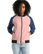 Pattern On pink Women's Bomber Jacket