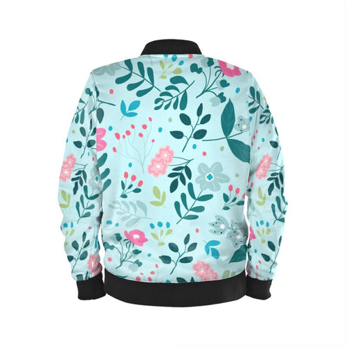 Floral Bomber Jacket