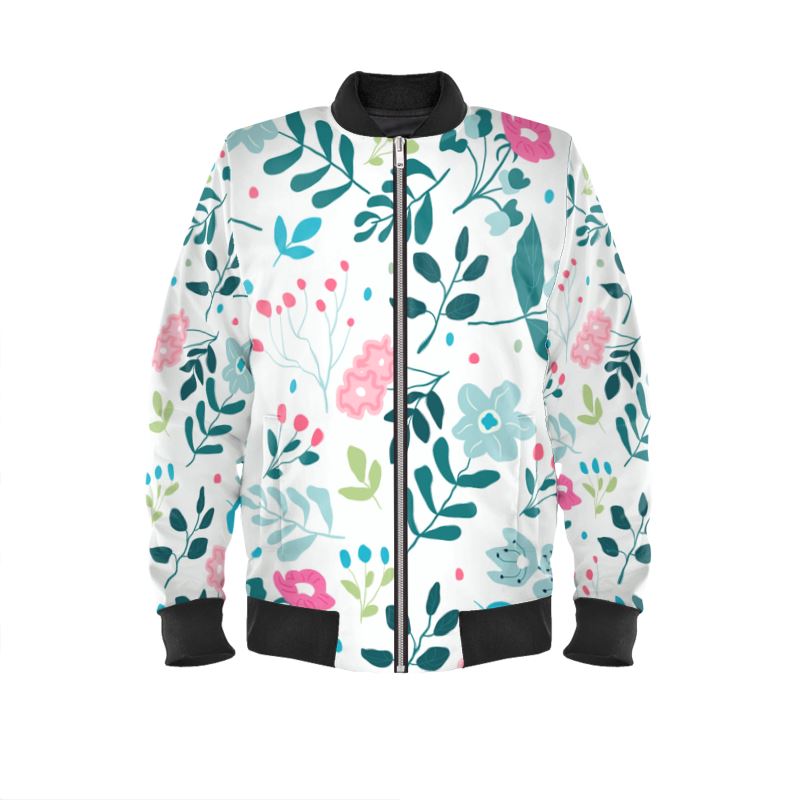 Floral Bomber Jacket