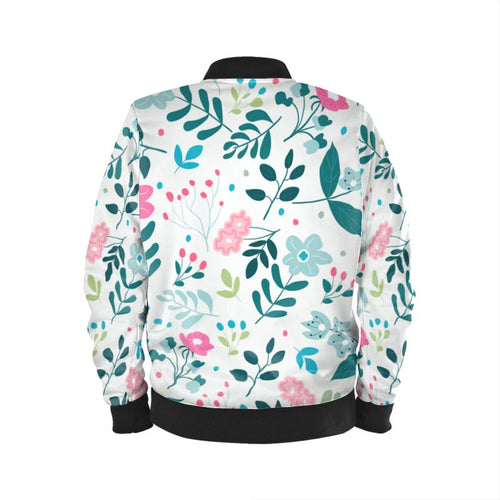 Floral Bomber Jacket