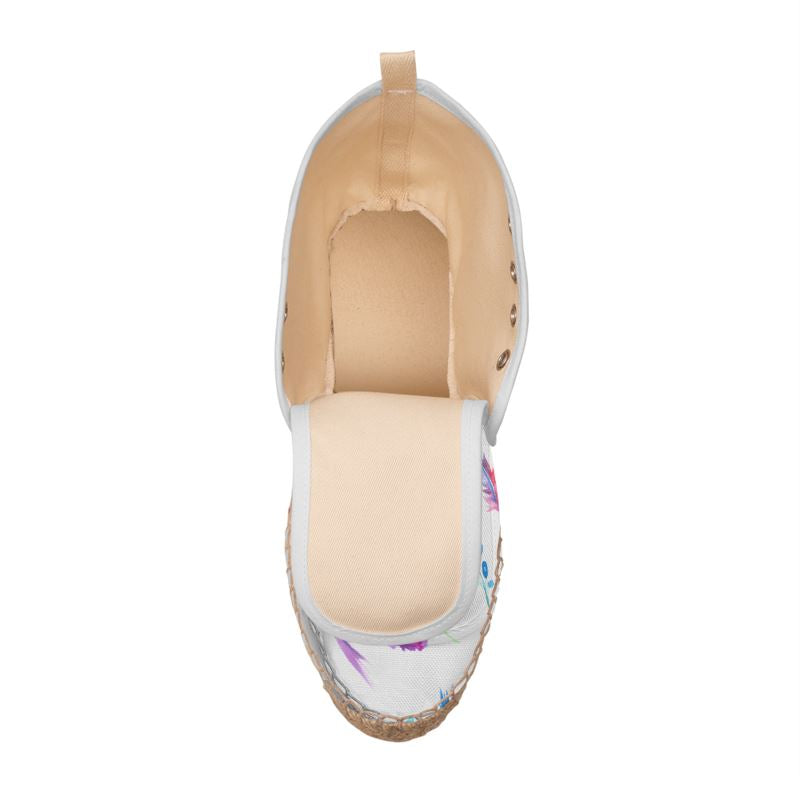 Floral Hi Top Espadrilles