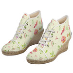 Floral  Wedge Espadrilles