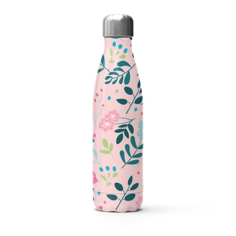 Floral pink Bottle