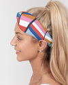 Rainbow Twist Knot Headband Set