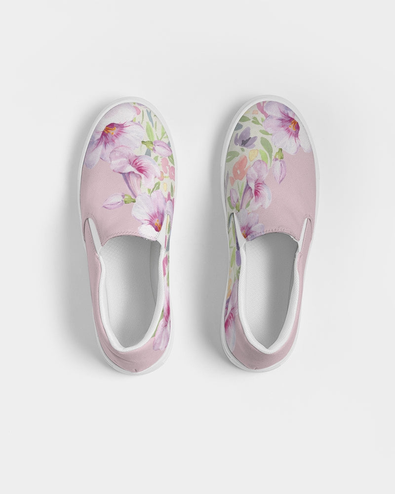 Floral  water color  Canvas Shoe