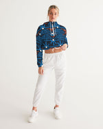 Abstract Awake Cropped Windbreaker