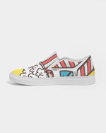 Pop Art Movie Night Slip-On Canvas Shoe