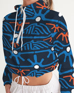 Abstract Awake Cropped Windbreaker