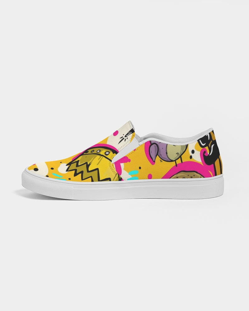 Pop Art King's Burger Canvas Shoe