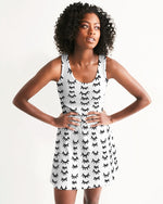 Pop Art Eyelashes Racer back Dress