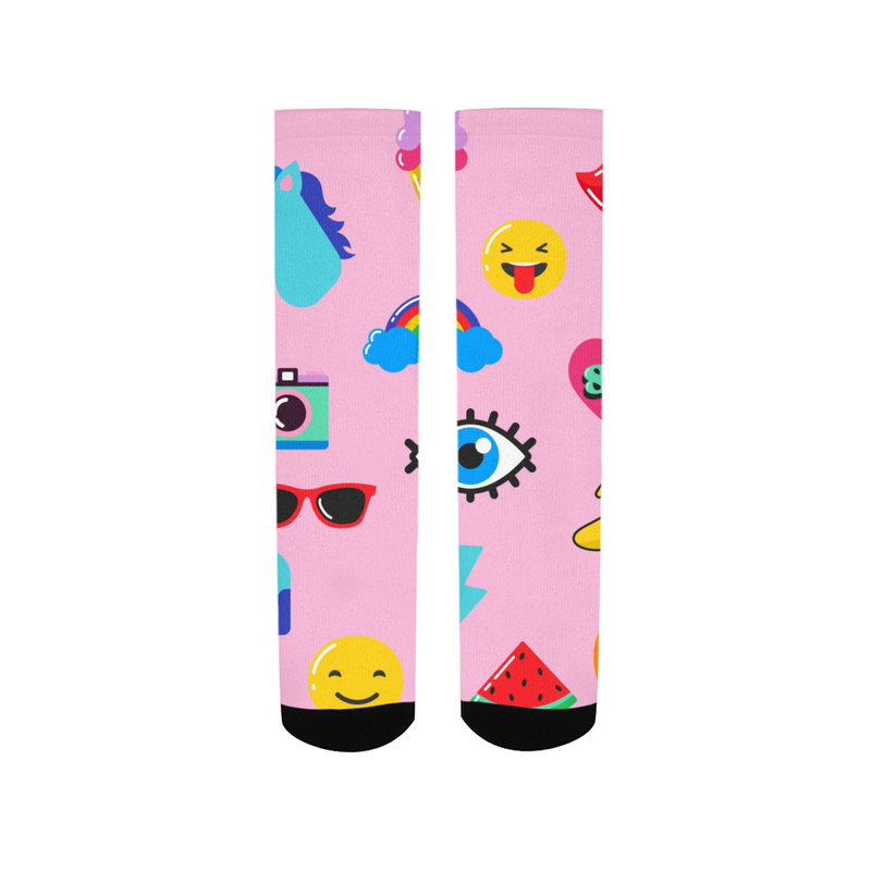 Pop Art  pink Socks