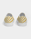 Summer Bright yellow strips Canvas Shoe