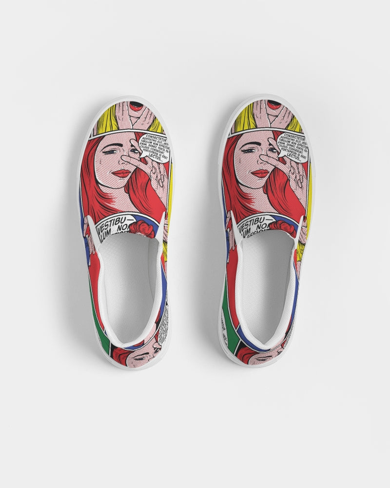 Pop Art Comic   Canvas Shoe