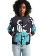 On the moon Women's Bomber Jacket