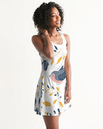 Floral Birds  Racer back Dress