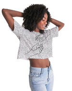 Abstract We Are Together Cropped Tee