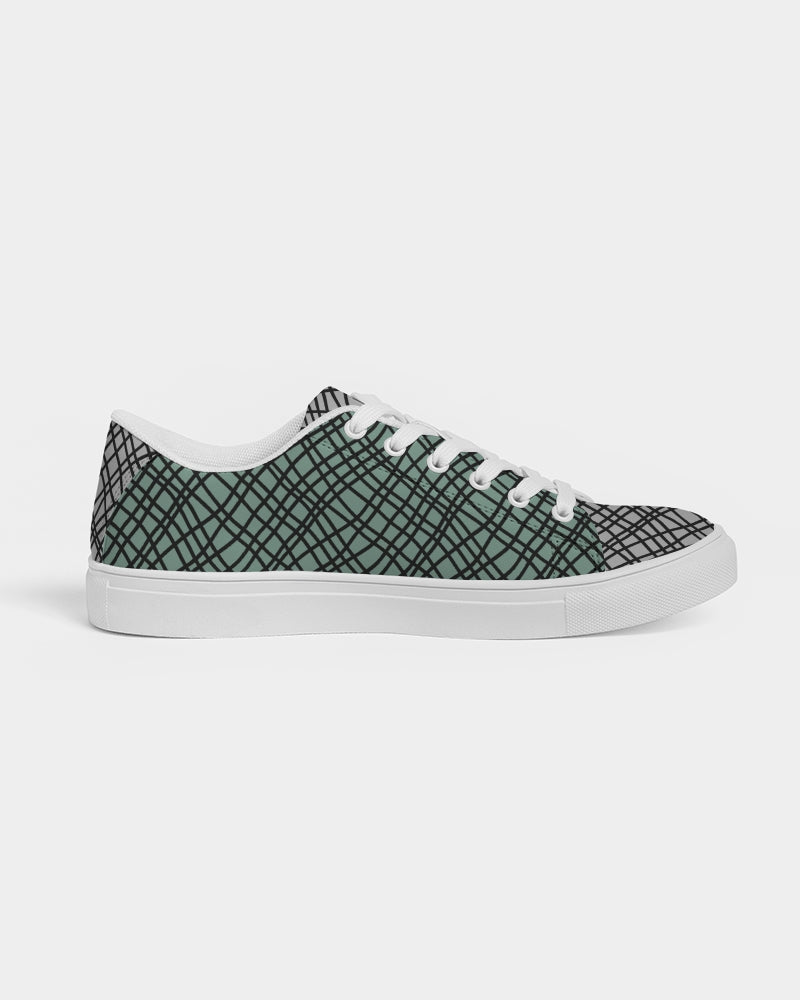 Retro Tiffany green  Faux-Leather Sneaker