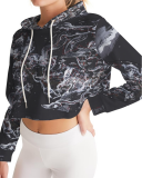 Space Deep Cropped Hoodie