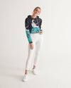 On the moon Women's Cropped Hoodie