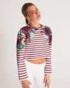 Pop Art  Cropped Sweatshirt