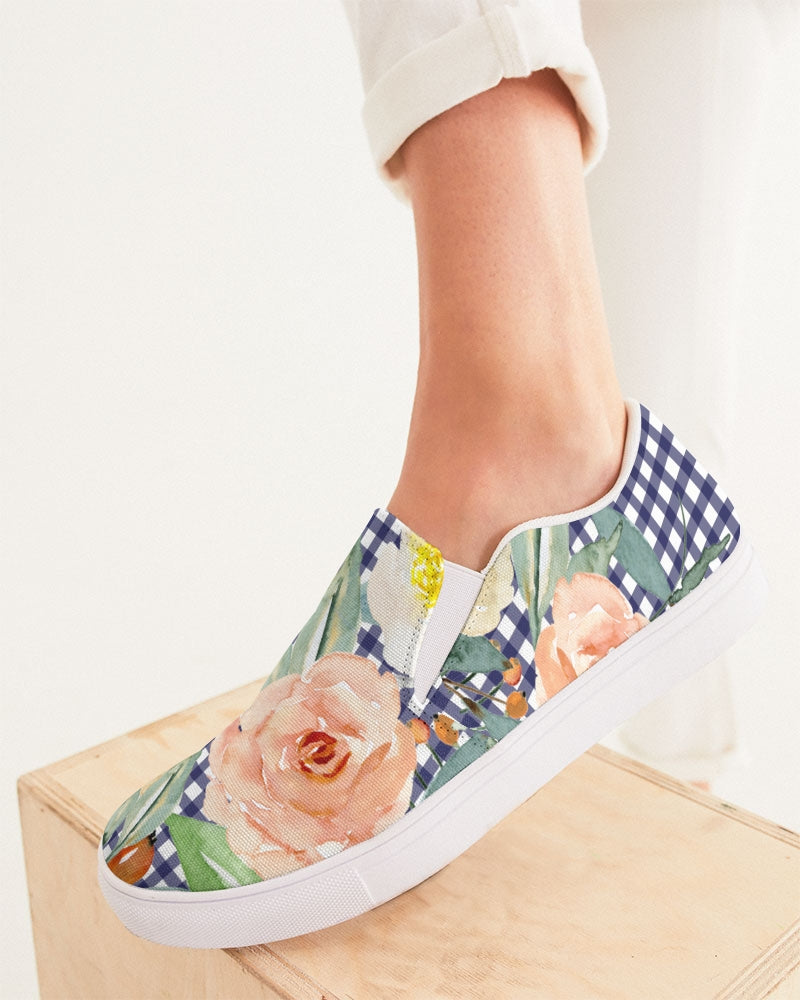 Summer Gingham  Canvas Shoe