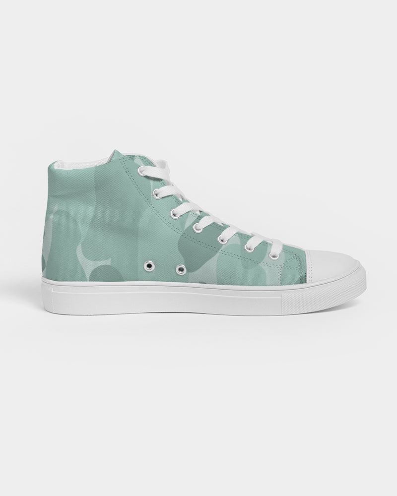 Abstract Green Camouflage Shoe